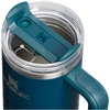 STANLEY Quencher H2.0 Tumbler with Handle and Straw 20 oz | Flowstate 3-Position Lid | Cup Holder Compatible for Travel | Insulated Stainless Steel Cup | BPA-Free | Blue Dream Stone(Ponderosa Star)