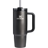 STANLEY Quencher H2.0 Tumbler with Handle and Straw 20 oz | Flowstate 3-Position Lid | Cup Holder Compatible for Travel | Insulated Stainless Steel Cup | BPA-Free | Blue Dream Stone(Fluted Black)