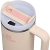 STANLEY Quencher H2.0 Tumbler with Handle and Straw 20 oz | Flowstate 3-Position Lid | Cup Holder Compatible for Travel | Insulated Stainless Steel Cup | BPA-Free | Blue Dream Stone(Champagne)