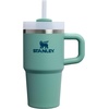 STANLEY Quencher H2.0 Tumbler with Handle and Straw 20 oz | Flowstate 3-Position Lid | Cup Holder Compatible for Travel | Insulated Stainless Steel Cup | BPA-Free | Blue Dream Stone(Spring Green)