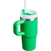 STANLEY Quencher H2.0 Tumbler with Handle and Straw 20 oz | Flowstate 3-Position Lid | Cup Holder Compatible for Travel | Insulated Stainless Steel Cup | BPA-Free | Blue Dream Stone(Meadow)