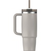 STANLEY Quencher H2.0 Tumbler with Handle and Straw 20 oz | Flowstate 3-Position Lid | Cup Holder Compatible for Travel | Insulated Stainless Steel Cup | BPA-Free | Blue Dream Stone(Fluted Ash Gloss)