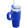 STANLEY Quencher H2.0 Tumbler with Handle and Straw 20 oz | Flowstate 3-Position Lid | Cup Holder Compatible for Travel | Insulated Stainless Steel Cup | BPA-Free | Blue Dream Stone(Cobalt)