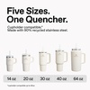 STANLEY Quencher H2.0 Tumbler with Handle and Straw 20 oz | Flowstate 3-Position Lid | Cup Holder Compatible for Travel | Insulated Stainless Steel Cup | BPA-Free | Blue Dream Stone(Black 2.0)