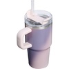 STANLEY Quencher H2.0 Tumbler with Handle and Straw 20 oz | Flowstate 3-Position Lid | Cup Holder Compatible for Travel | Insulated Stainless Steel Cup | BPA-Free | Blue Dream Stone(Dawn Spiral)