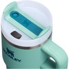 STANLEY Quencher H2.0 Tumbler with Handle and Straw 20 oz | Flowstate 3-Position Lid | Cup Holder Compatible for Travel | Insulated Stainless Steel Cup | BPA-Free | Blue Dream Stone(Spring Green)