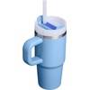 STANLEY Quencher H2.0 Tumbler with Handle and Straw 20 oz | Flowstate 3-Position Lid | Cup Holder Compatible for Travel | Insulated Stainless Steel Cup | BPA-Free | Blue Dream Stone(Blue Sky)