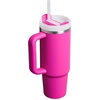 STANLEY Quencher H2.0 Tumbler with Handle and Straw 20 oz | Flowstate 3-Position Lid | Cup Holder Compatible for Travel | Insulated Stainless Steel Cup | BPA-Free | Blue Dream Stone(Violet Blossom)