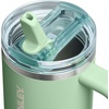 STANLEY Quencher ProTour Flip Straw Tumbler with Leakproof Lid 30 oz | Built-in Straw and Handle | Cup Holder Compatible for Travel | insulated Stainless Steel Cup | BPA-Free | Hot Pink(Pistachio)