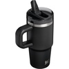 STANLEY Quencher ProTour Flip Straw Tumbler with Leakproof Lid 30 oz | Built-in Straw and Handle | Cup Holder Compatible for Travel | insulated Stainless Steel Cup | BPA-Free | Hot Pink(Black 2.0)