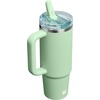 STANLEY Quencher ProTour Flip Straw Tumbler with Leakproof Lid 30 oz | Built-in Straw and Handle | Cup Holder Compatible for Travel | insulated Stainless Steel Cup | BPA-Free | Hot Pink(Pistachio)