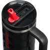 STANLEY Quencher ProTour Flip Straw Tumbler with Leakproof Lid 30 oz | Built-in Straw and Handle | Cup Holder Compatible for Travel | insulated Stainless Steel Cup | BPA-Free | Hot Pink(Black Lovely)