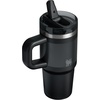 STANLEY Quencher ProTour Flip Straw Tumbler with Leakproof Lid 30 oz | Built-in Straw and Handle | Cup Holder Compatible for Travel | insulated Stainless Steel Cup | BPA-Free | Hot Pink(Black Fade)