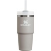STANLEY Quencher H2.0 Tumbler with Handle and Straw 20 oz | Flowstate 3-Position Lid | Cup Holder Compatible for Travel | Insulated Stainless Steel Cup | BPA-Free | Blue Dream Stone(Ash)
