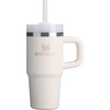 STANLEY Quencher H2.0 Tumbler with Handle and Straw 20 oz | Flowstate 3-Position Lid | Cup Holder Compatible for Travel | Insulated Stainless Steel Cup | BPA-Free | Blue Dream Stone(Cream 2.0)