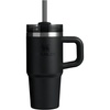 STANLEY Quencher H2.0 Tumbler with Handle and Straw 20 oz | Flowstate 3-Position Lid | Cup Holder Compatible for Travel | Insulated Stainless Steel Cup | BPA-Free | Blue Dream Stone(Black 2.0)