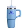 STANLEY Quencher H2.0 Tumbler with Handle and Straw 20 oz | Flowstate 3-Position Lid | Cup Holder Compatible for Travel | Insulated Stainless Steel Cup | BPA-Free | Blue Dream Stone(Blue Sky)