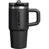 STANLEY Quencher ProTour Flip Straw Tumbler with Leakproof Lid 30 oz | Built-in Straw and Handle | Cup Holder Compatible for Travel | insulated Stainless Steel Cup | BPA-Free | Hot Pink(Black 2.0)
