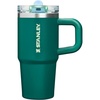 STANLEY Quencher ProTour Flip Straw Tumbler with Leakproof Lid 30 oz | Built-in Straw and Handle | Cup Holder Compatible for Travel | insulated Stainless Steel Cup | BPA-Free | Hot Pink(Emerald Honeydew)