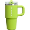 STANLEY Quencher ProTour Flip Straw Tumbler with Leakproof Lid 30 oz | Built-in Straw and Handle | Cup Holder Compatible for Travel | insulated Stainless Steel Cup | BPA-Free | Hot Pink(Chartreuse)