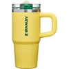 STANLEY Quencher ProTour Flip Straw Tumbler with Leakproof Lid 30 oz | Built-in Straw and Handle | Cup Holder Compatible for Travel | insulated Stainless Steel Cup | BPA-Free | Hot Pink(Daffodil Emerald)
