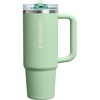 STANLEY Quencher ProTour Flip Straw Tumbler with Leakproof Lid 30 oz | Built-in Straw and Handle | Cup Holder Compatible for Travel | insulated Stainless Steel Cup | BPA-Free | Hot Pink(Pistachio)