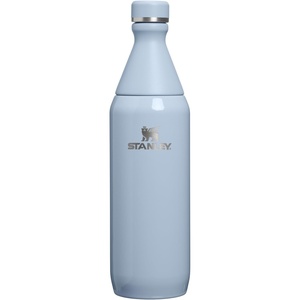 STANLEY All Day Slim Bottle 20 oz | Twist On Lid with Leakproof Seal | Slim Design for Travel & Gym | Insulated Stainless Steel | BPA-Free | Blue Dream Gloss