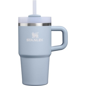 STANLEY Quencher H2.0 Tumbler with Handle and Straw 20 oz | Flowstate 3-Position Lid | Cup Holder Compatible for Travel | Insulated Stainless Steel Cup | BPA-Free | Blue Dream Stone(Blue Dream Stone)