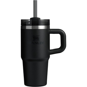 STANLEY Quencher H2.0 Tumbler with Handle and Straw 20 oz | Flowstate 3-Position Lid | Cup Holder Compatible for Travel | Insulated Stainless Steel Cup | BPA-Free | Blue Dream Stone(Black 2.0)