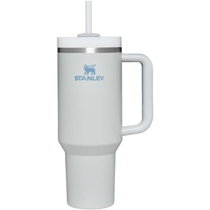 STANLEY Quencher H2.0 Tumbler with Handle and Straw 20 oz | Flowstate 3-Position Lid | Cup Holder Compatible for Travel | Insulated Stainless Steel Cup | BPA-Free | Blue Dream Stone(Fog)