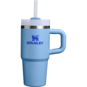 STANLEY Quencher H2.0 Tumbler with Handle and Straw 20 oz | Flowstate 3-Position Lid | Cup Holder Compatible for Travel | Insulated Stainless Steel Cup | BPA-Free | Blue Dream Stone(Blue Sky)