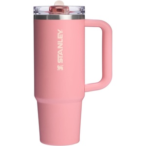STANLEY Quencher ProTour Flip Straw Tumbler with Leakproof Lid 30 oz | Built-in Straw and Handle | Cup Holder Compatible for Travel | insulated Stainless Steel Cup | BPA-Free | Hot Pink(Pink Mesa)
