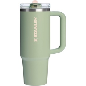 STANLEY Quencher ProTour Flip Straw Tumbler with Leakproof Lid 30 oz | Built-in Straw and Handle | Cup Holder Compatible for Travel | insulated Stainless Steel Cup | BPA-Free | Hot Pink(Lichen)