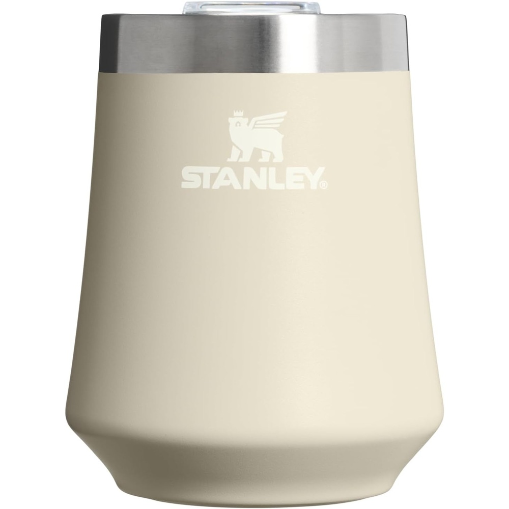 image:imageSTANLEY Reserve Wine Tumbler 11 oz Stainless Steel Travel Mug For Wine Cocktails Soda Keeps Drinks Cold for Hours BPAFree AshToasted Almond