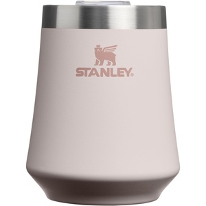 STANLEY Reserve Wine Tumbler | 11 oz Stainless Steel Travel Mug For Wine, Cocktails, Soda | Keeps Drinks Cold for Hours | BPA-Free | Ash(Rose Quartz)