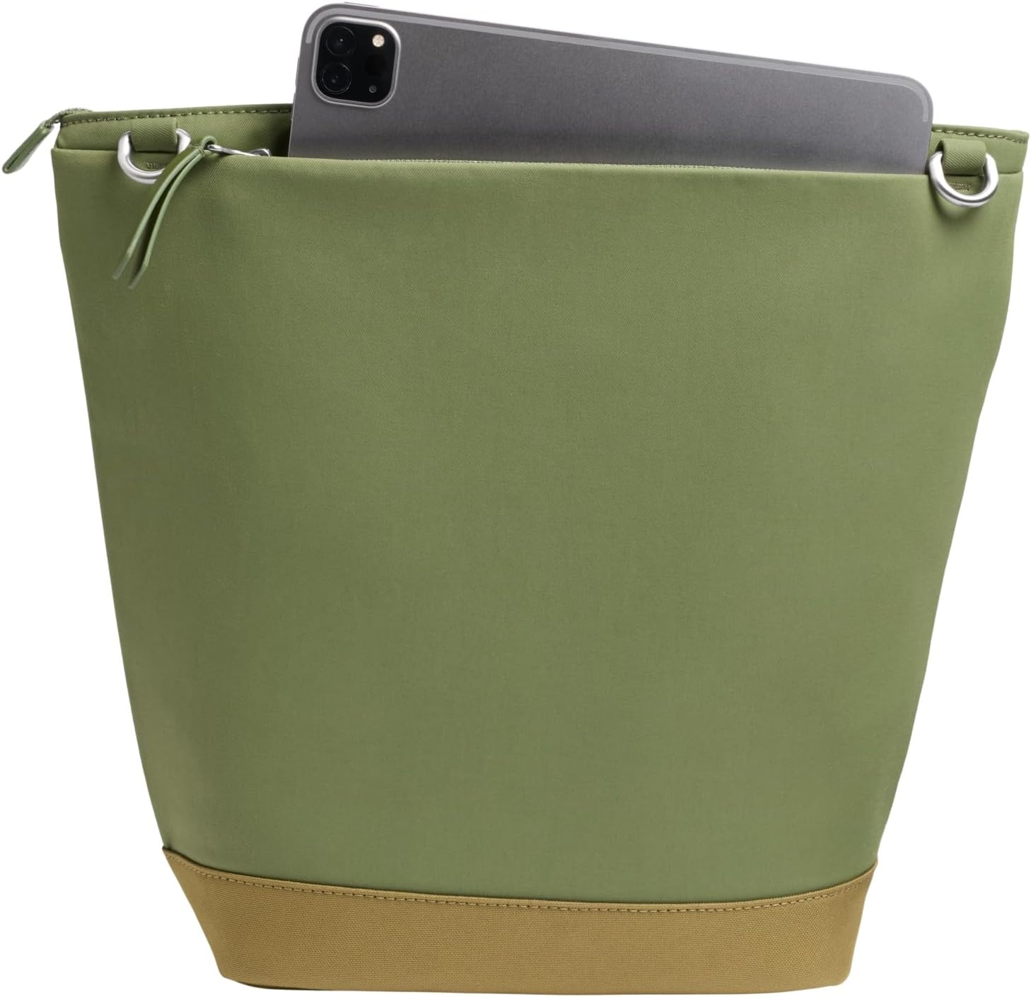 image:imageSTANLEY Standby Tote Bag Ash Laptop Sleeve Water Bottle Pocket Luggage PassThrough Adjustable amp Removable Crossbody Strap Structured amp DurableDried Pine