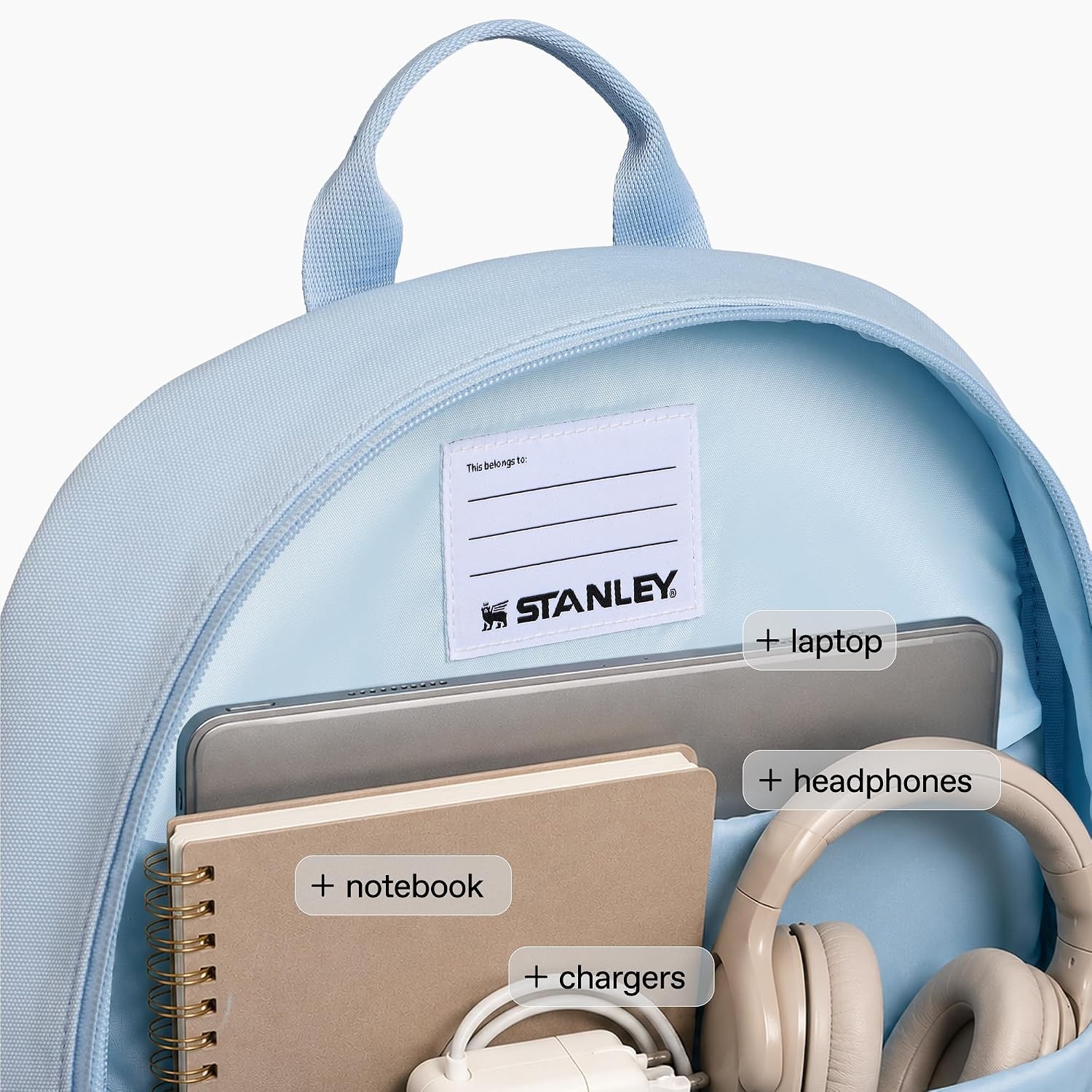 image:imageSTANLEY Standby Tote Bag Ash Laptop Sleeve Water Bottle Pocket Luggage PassThrough Adjustable amp Removable Crossbody Strap Structured amp DurableTeal