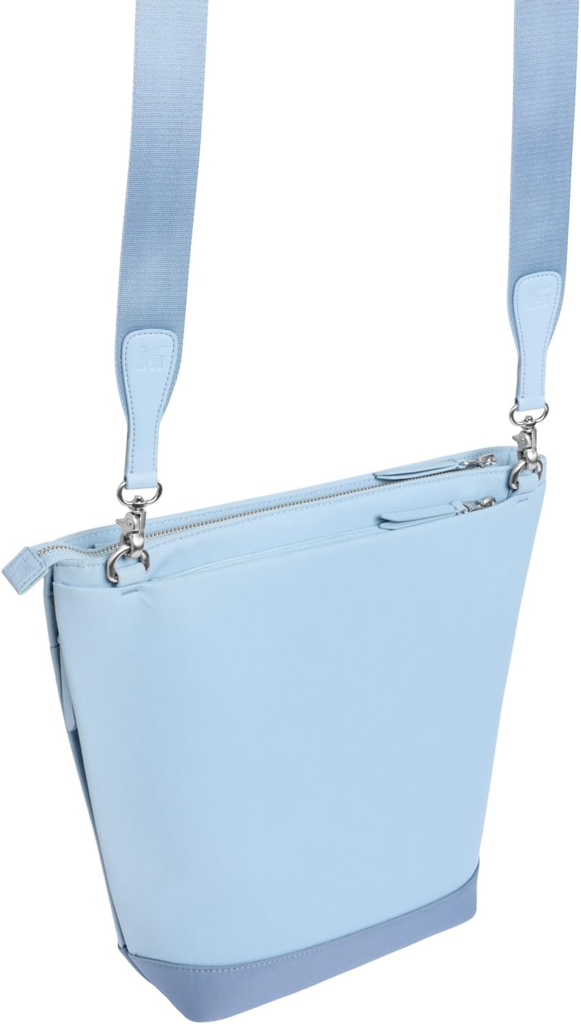 image:imageSTANLEY Standby Tote Bag Ash Laptop Sleeve Water Bottle Pocket Luggage PassThrough Adjustable amp Removable Crossbody Strap Structured amp DurableSlate Blue