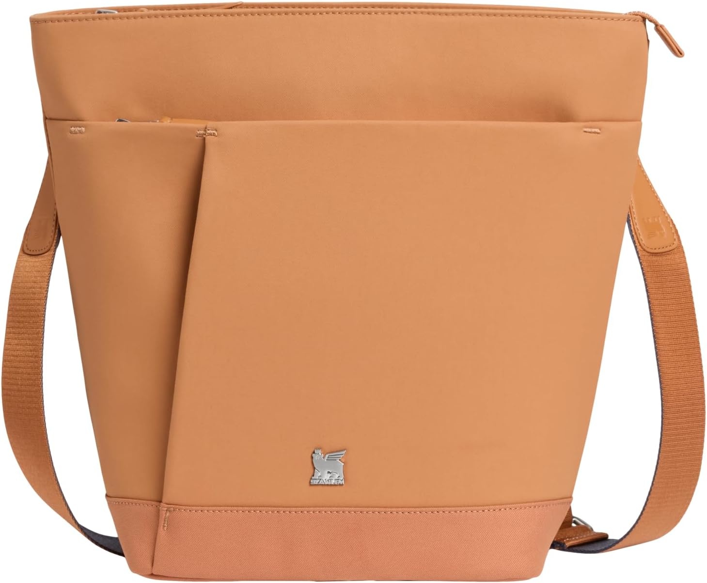 image:imageSTANLEY Standby Tote Bag Ash Laptop Sleeve Water Bottle Pocket Luggage PassThrough Adjustable amp Removable Crossbody Strap Structured amp DurableToast