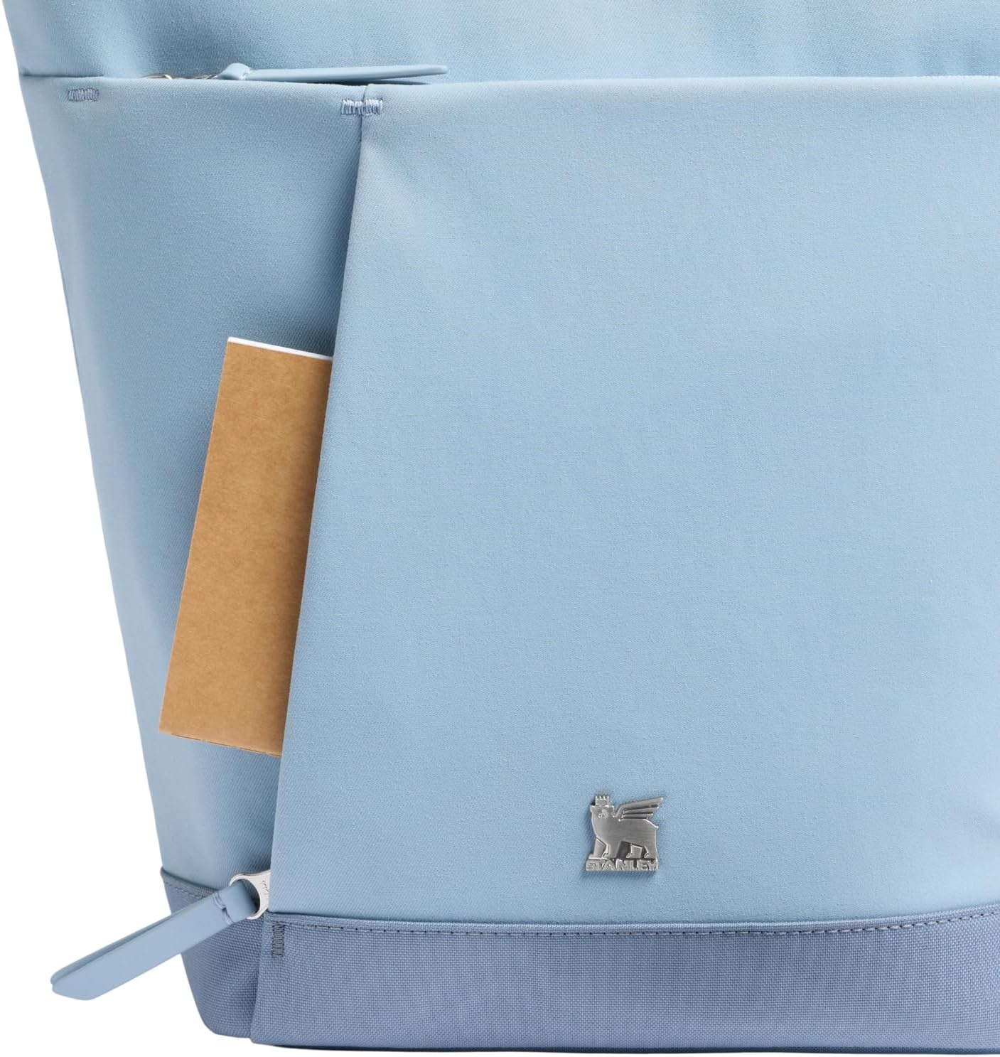 image:imageSTANLEY Standby Tote Bag Ash Laptop Sleeve Water Bottle Pocket Luggage PassThrough Adjustable amp Removable Crossbody Strap Structured amp DurableSlate Blue