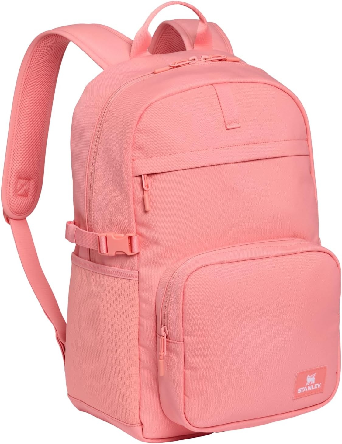 image:imageSTANLEY Standby Tote Bag Ash Laptop Sleeve Water Bottle Pocket Luggage PassThrough Adjustable amp Removable Crossbody Strap Structured amp DurableSorbet