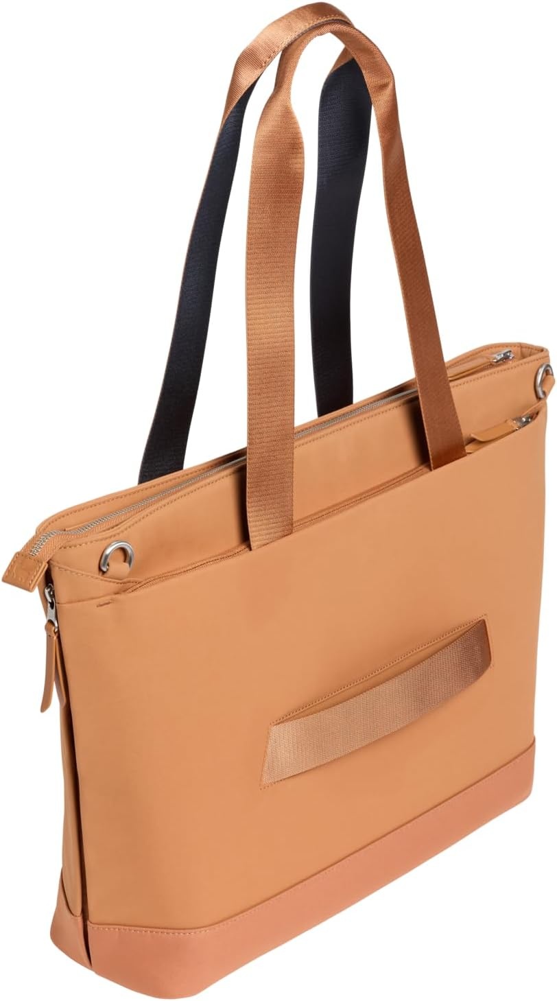 image:imageSTANLEY Standby Tote Bag Ash Laptop Sleeve Water Bottle Pocket Luggage PassThrough Adjustable amp Removable Crossbody Strap Structured amp DurableToast
