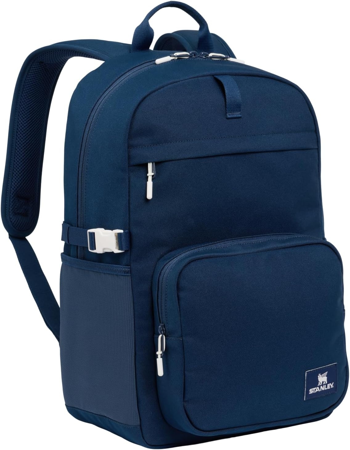 image:imageSTANLEY Standby Tote Bag Ash Laptop Sleeve Water Bottle Pocket Luggage PassThrough Adjustable amp Removable Crossbody Strap Structured amp DurableDark Navy