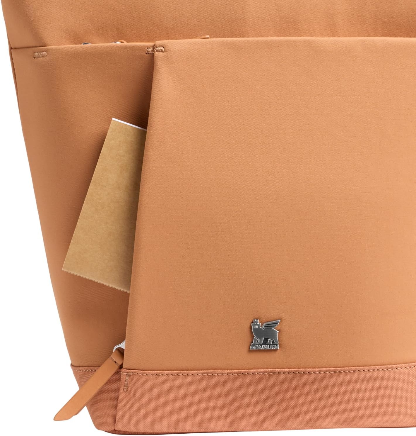 image:imageSTANLEY Standby Tote Bag Ash Laptop Sleeve Water Bottle Pocket Luggage PassThrough Adjustable amp Removable Crossbody Strap Structured amp DurableToast