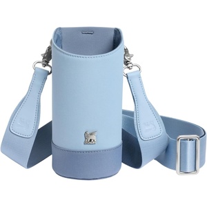 STANLEY Standby Carry-All Bag, Slate Blue | Water Bottle Holder | Removable Essentials Case with interior phone pocket | Quick-Access Card Storage | Crossbody Strap(Slate Blue)