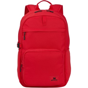 STANLEY Standby Tote Bag, Ash | Laptop Sleeve | Water Bottle Pocket | Luggage Pass-Through | Adjustable & Removable Crossbody Strap | Structured & Durable(Chili)