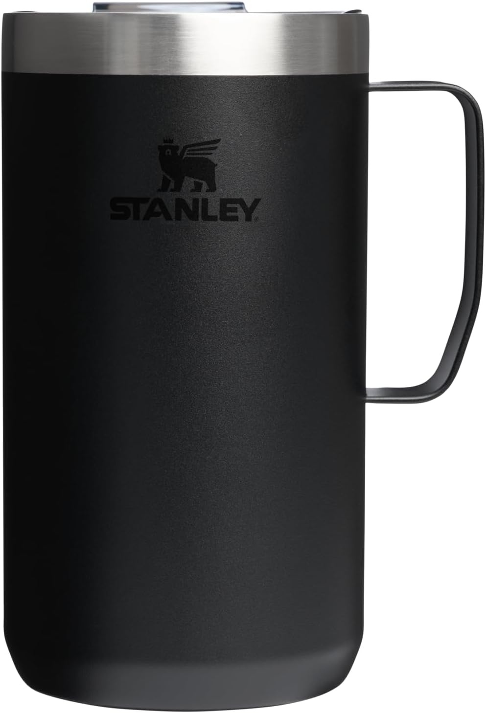 image:imageSTANLEY Everyday Camp Mug 24 oz Drink Through Lid Cup for Coffee Tea and Drinks Insulated Stainless Steel Coffee Mug BPAFree CoffeeBlack 20