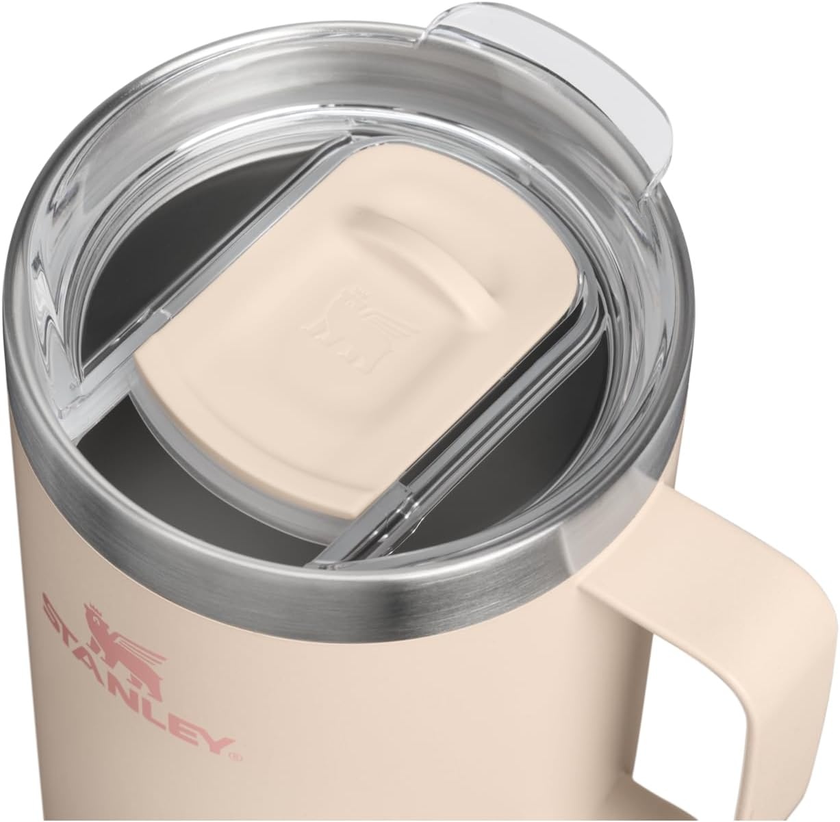 image:imageSTANLEY Everyday Camp Mug 24 oz Drink Through Lid Cup for Coffee Tea and Drinks Insulated Stainless Steel Coffee Mug BPAFree CoffeeChampagne