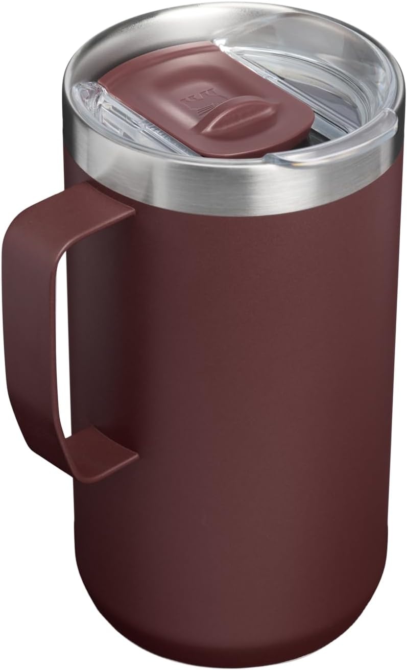 image:imageSTANLEY Everyday Camp Mug 24 oz Drink Through Lid Cup for Coffee Tea and Drinks Insulated Stainless Steel Coffee Mug BPAFree CoffeeCoffee
