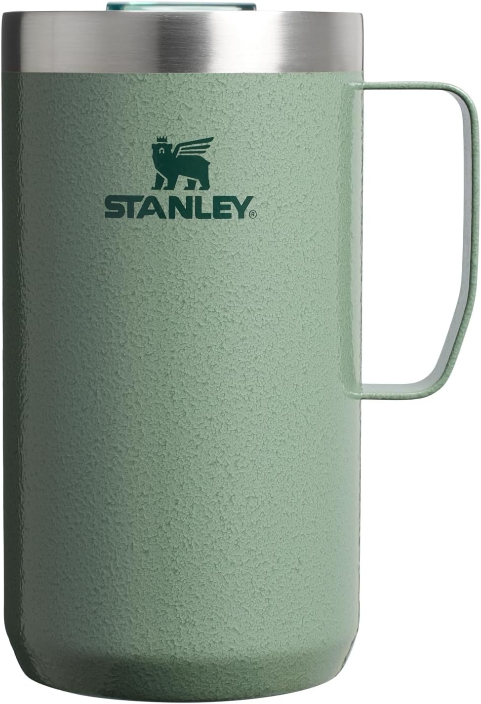 image:imageSTANLEY Everyday Camp Mug 24 oz Drink Through Lid Cup for Coffee Tea and Drinks Insulated Stainless Steel Coffee Mug BPAFree CoffeeHammertone Green